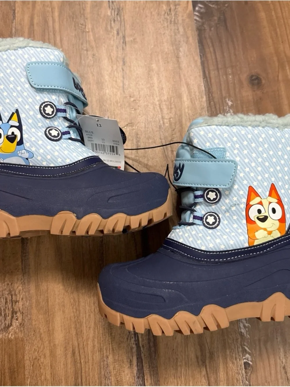 Kids Bluey Winter Boots